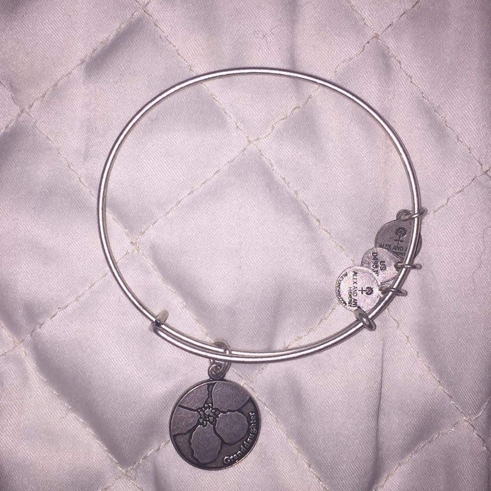 Alex & Ani “granddaughter” silver bracelet